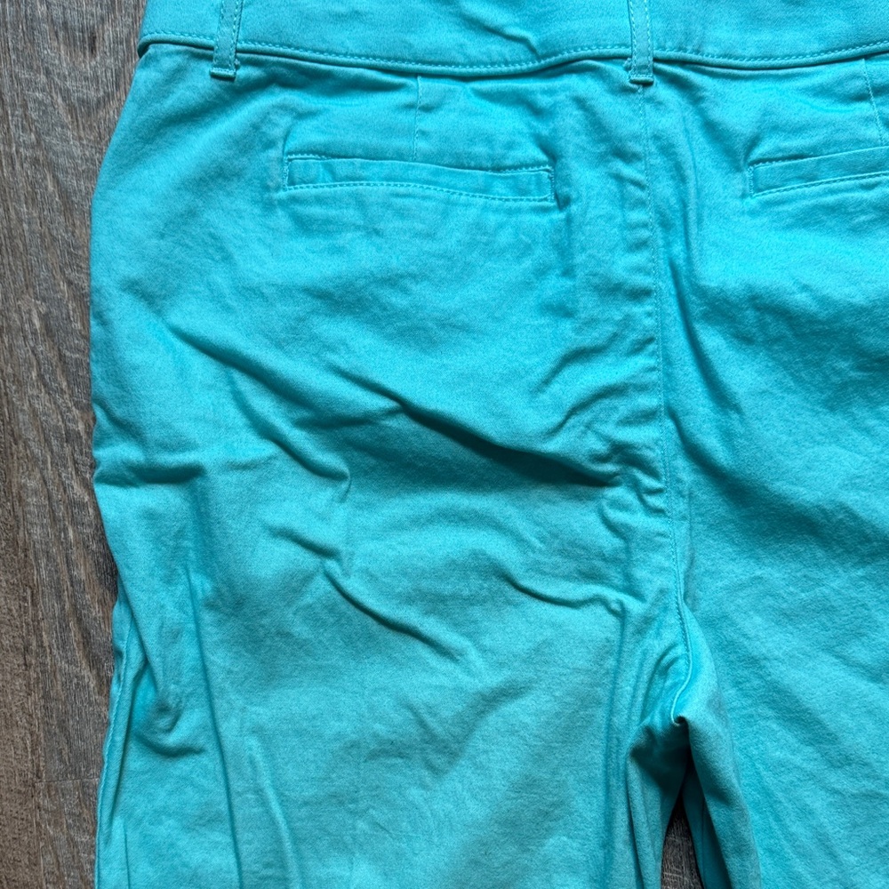 St. John's Bay Turquoise Capris - Picture 8 of 10